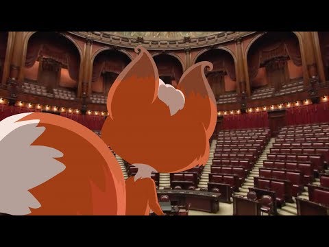 La volpe Sophia in Parlamento