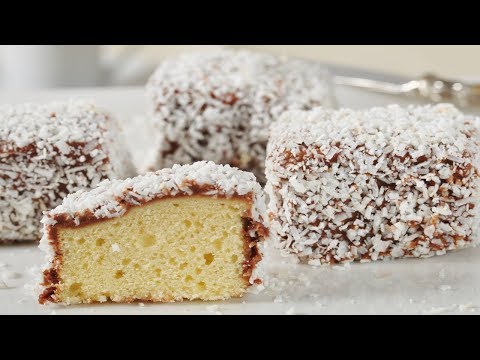 Lamingtons Recipe Demonstration - Joyofbaking.com