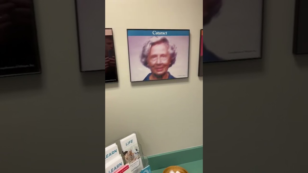 Vision Simulation of looking at faces with various eye conditions