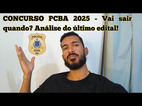 Concurso PCBA - Vai sair quando? Análise do último edital! #concursopcba #carreiraspoliciais