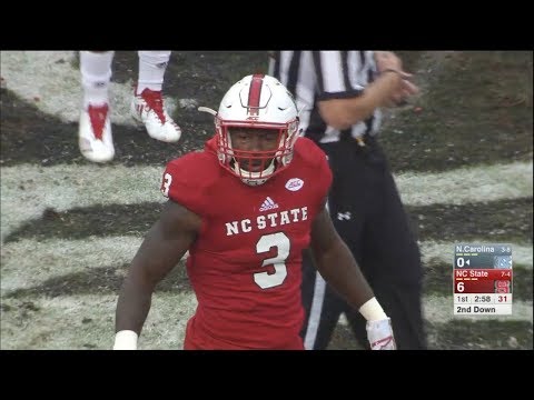 Germaine Pratt (NC State LB #3) Vs. North Carolina 2017
