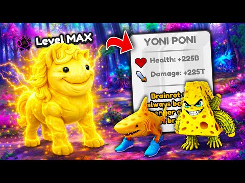 Unlocking MAX LEVEL Yoni Poni In Brainrot Evolution! (Roblox)