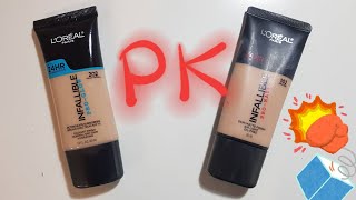 [心得] loreal 24H infallible 粉底液 PK