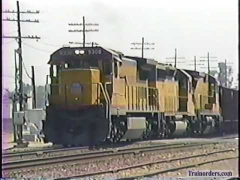 Classic Railroad Series 363 - UP at Colton, CA April 4, 1991