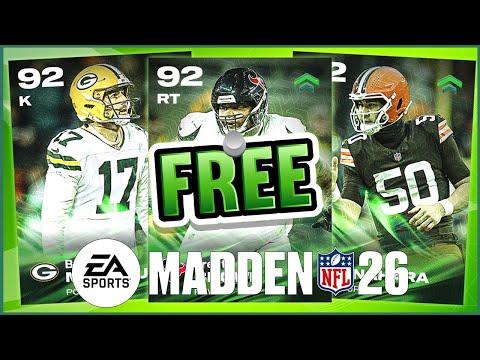 The BEST FREE 92 OVR Team Builders To Choose In MUT 26!