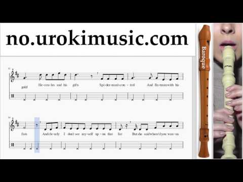 Blokkfløyte Kurs (Barokk) The Chainsmokers & Coldplay - Something Just Like This Trening Studie Del