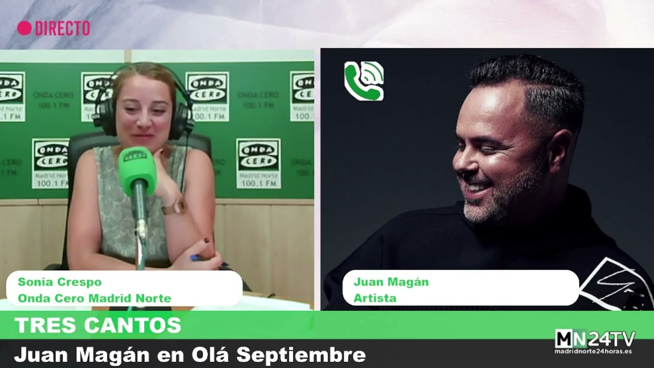 Juan Magán en Olá Septiembre de Tres Cantos