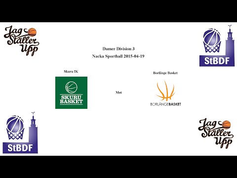 Skuru Basket (Dam B-lag) mot Borlänge Basket - 2015-04-19