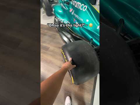 F1 Car weights NOTHING #formula1 #f1