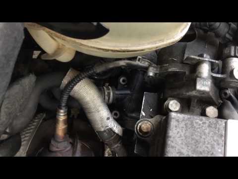 How to change thermostat Saab 9-3 03 04 05 06 07 08 09 10 11 12
