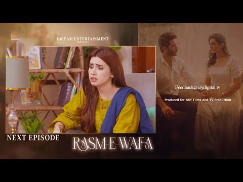 Rasm e Wafa Episode 38 | Teaser | Hina Chaudhary | Arslan Khan