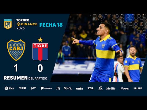#TorneoBinance 2023 | Fecha 18 | resumen de Boca - Tigre