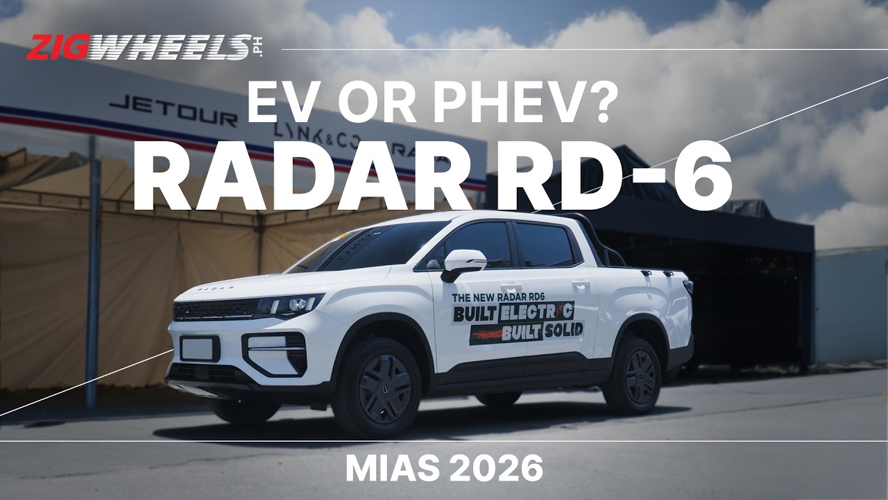 EV or PHEV? Choose Your Radar Pickup at MIAS 2026! | Zigwheels.Ph