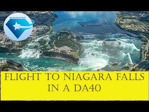 Flight to Niagara Falls (KIAG) from Concord, NC (KJQF) in a Diamond DA40
