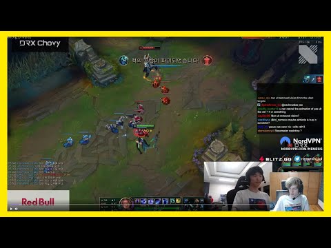 Nemesis reacts to chovy outplay