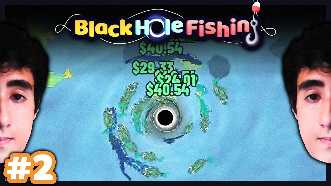 Mais BURACO NEGRO e Mais UPGRADES 🎣 Black Hole Fishing - #2