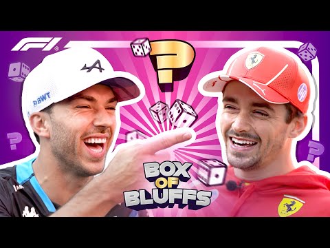 "I Don't Want To Break The Trust We Have!" 😅 | Box Of BLUFFS! | Charles Leclerc & Pierre Gasly