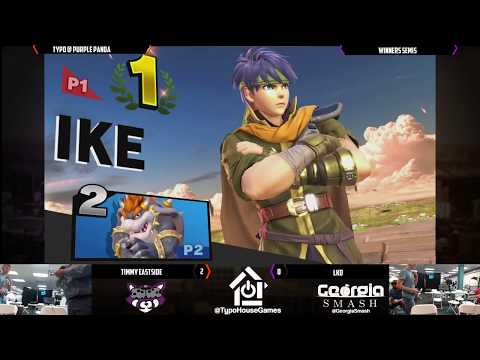 Panda Smash Monday 10/28/19 - TimmyEastside(Ike) VS LKD(Bowser/Ganondorf)-  Winners Semis