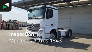 Mercedes-Benz Actros 1843 4X2 ClassicSpace Retarder truck tractor | Image 4 - Autoline