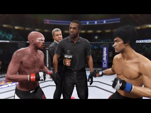 Bad Cat vs. Bruce Lee (EA Sports UFC 2) - CPU vs. CPU