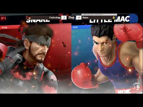 DDD 18 SSBU Losers Semis - Underdogg (Snake) vs Raizo (Little Mac)