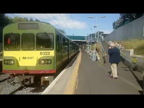 Journey on a 8300 Class DART Train from Dalkey to Sandymount.