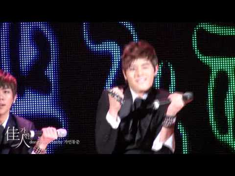 [FANCAM] 100227 Dongjoon dancing to Sexyback