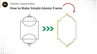How to Make Simple Islamic Frame in Adobe Illustrator