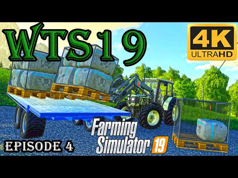 WTS19 | Ep.4 | NEW TRAILER FOR WOOL | FS19 | TIMELAPSE 4K