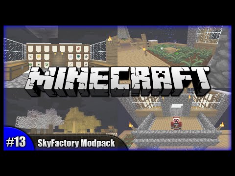 Force Trees & Water Sprinklers! || Minecraft SkyFactory Modpack (Modded Minecraft) [Episode 13]