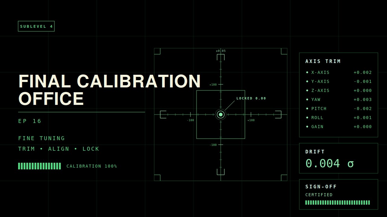 Final Calibration — Shift D-0001