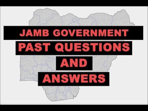 JAMB/UTME Government 2015 Past Questions and Answers: Q41-50