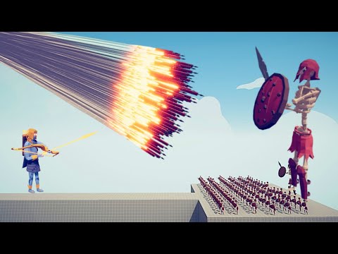 SKELETON ARMY vs EVERY GOD - Totally Accurate Battle Simulator TABS