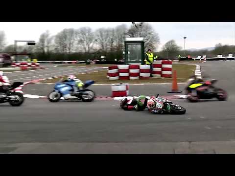 Crash! Race Incidents from the British Karting & Minibikes Championships, Rd 1's 2018