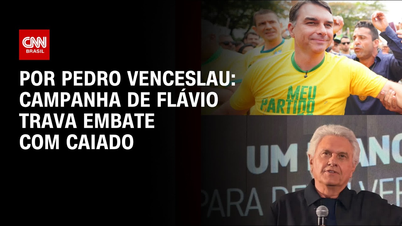 Caiado sobre campanha de Flávio: “Bateu o desespero” | CNN 360°