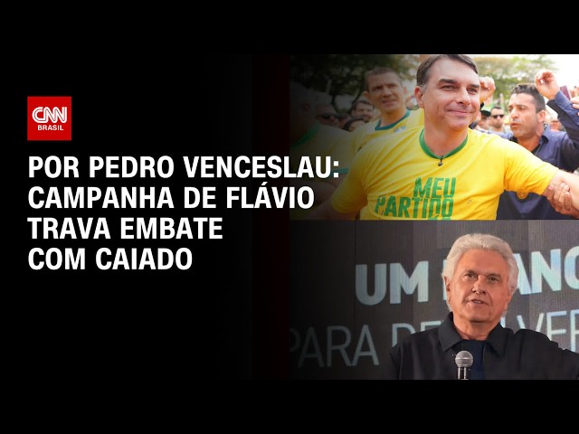 Caiado sobre campanha de Flávio: “Bateu o desespero” | CNN 360°