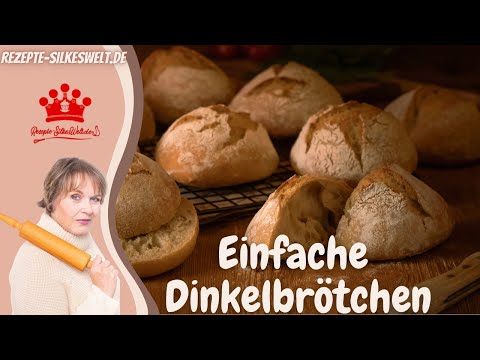 Ich kaufe keine Brötchen mehr! Ich backe sie selbst!!!😀 Einfache Dinkelbrötchen 😍 #Silkeswelt