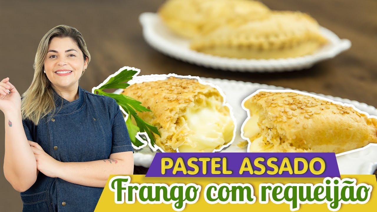 Pastel Assado Frango com Requeijão | Receita Lucrativa Pastel de Forno