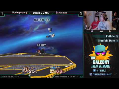 PM @ the Balcony 83 - Winners Semis ft. Boringman (Mario) VS Nashun (Mario)