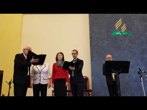 BB kvarteto - Len na Pána sa dívaj - bohoslužba 21.12.2019 - zbor CASD B.Bystrica 2