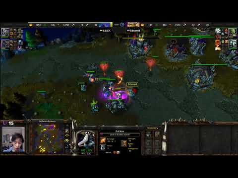 Hitman (Orc) vs LiiLD.C (NE) - WarCraft 3 - All the ultimates! - WC3166