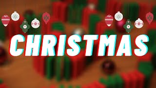 MERRY CHRISTMAS in Dominoes!