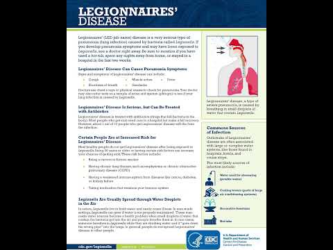 Legionnaire's Disease Fact Sheet