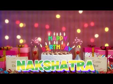 NAKSHATRA Happy Birthday Song with Names 🌟 Happy Birthday to You