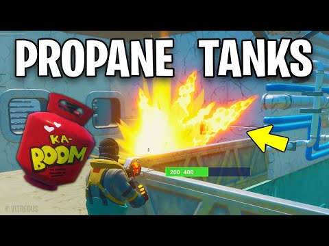 Destroy structures with Propane Tanks Location | (Fortnite Chapter 2)