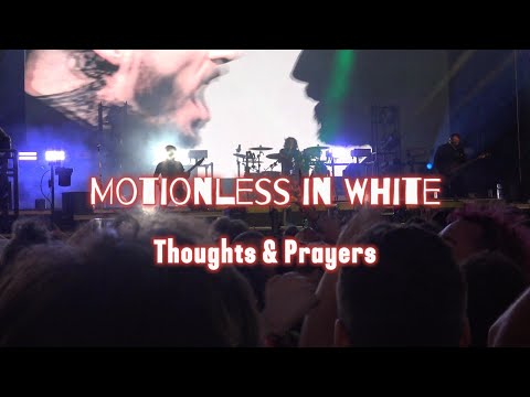 Motionless in White - Thoughts & Prayers- MOSH PIT Sonic Temple Fest 25 - FULL SONG - CROWD SURFING