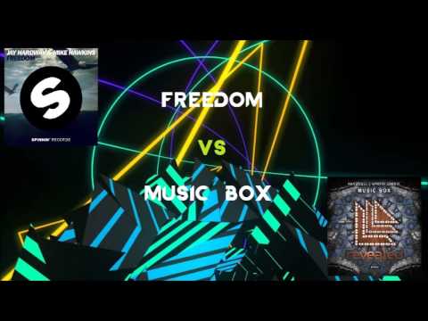 JayHardway vs MartinGarrix & Hardwell - Freedom vs MusicBox (Gsus Mashup)