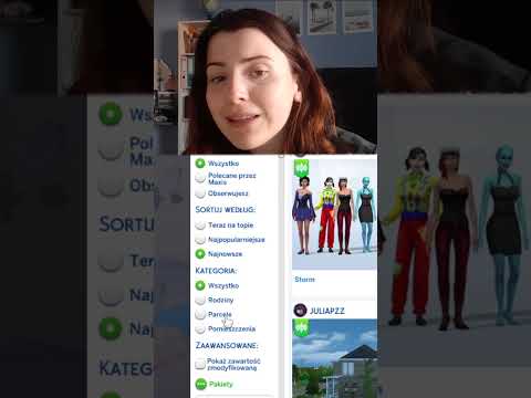 JAK POBIERAĆ RZECZY Z GALERII W THE SIMS 4 #tutorial #shorts