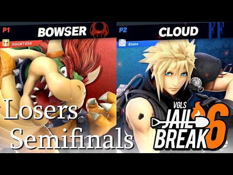 🔥VGLS Jailbreak 6 Losers Semifinals - SGG (Bowser) Vs. Pneuma (Cloud/Sephiroth) ~ April 2021