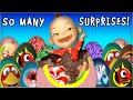 Surprise Eggs Toys Fun Babsy Unboxing 12 Surprise Eggs Cars Bird Dogs Baby Toys